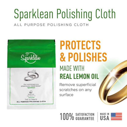 Lemon Polishing Cloth for Tackling Tarnish and Scratches on Metals